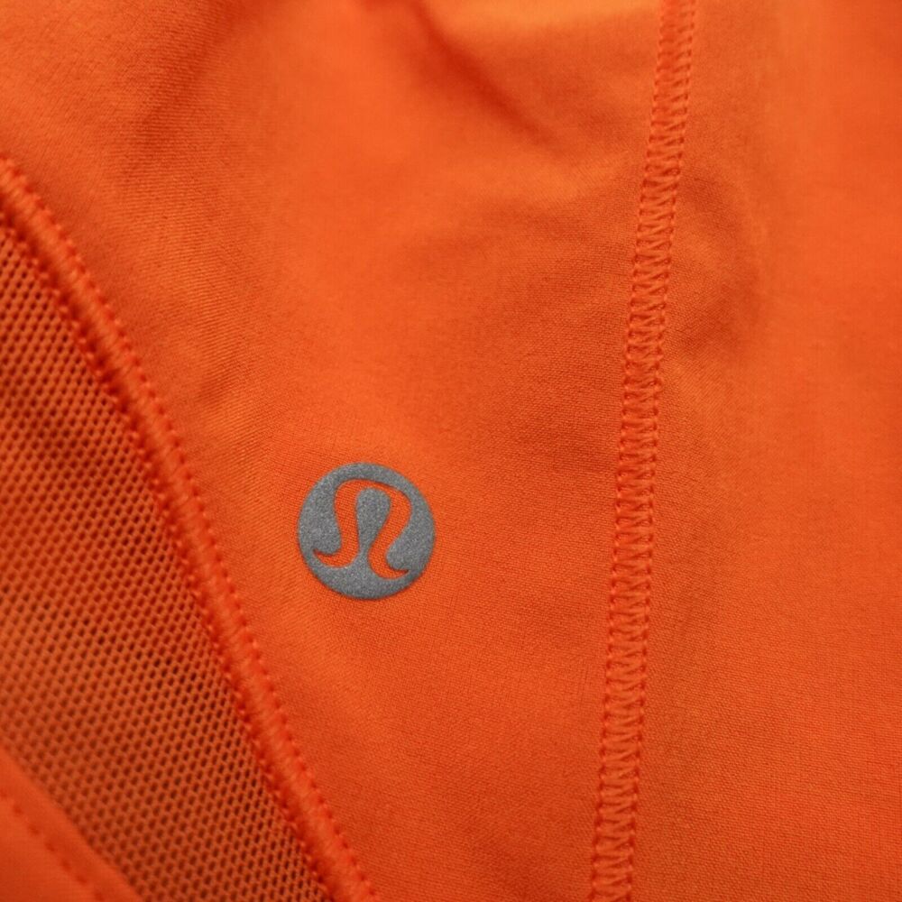 New Lululemon Size 12 Hotty Hot Low Rise LR Lined Short 2.5" LITO Lit Orange - Picture 5 of 9